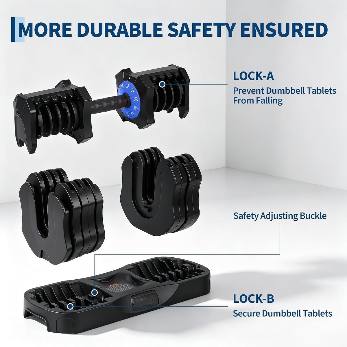 10-55LB Adjustable Dumbbell
