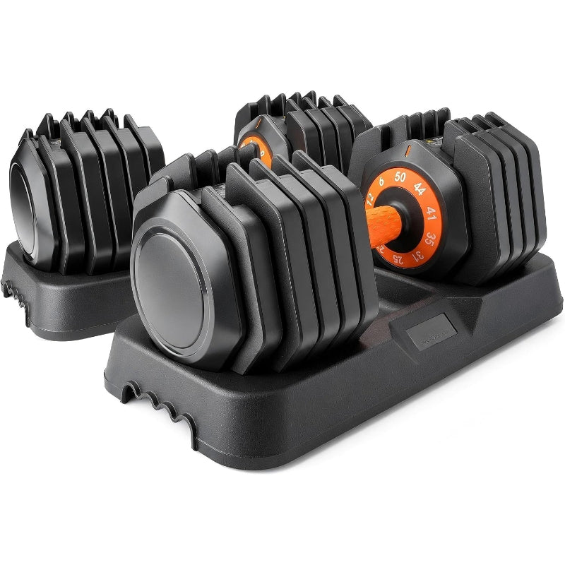 25/50LB 10-in-1 Adjustable Dumbbell Set