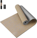 Large Linen Yoga Mat with Carry Bag