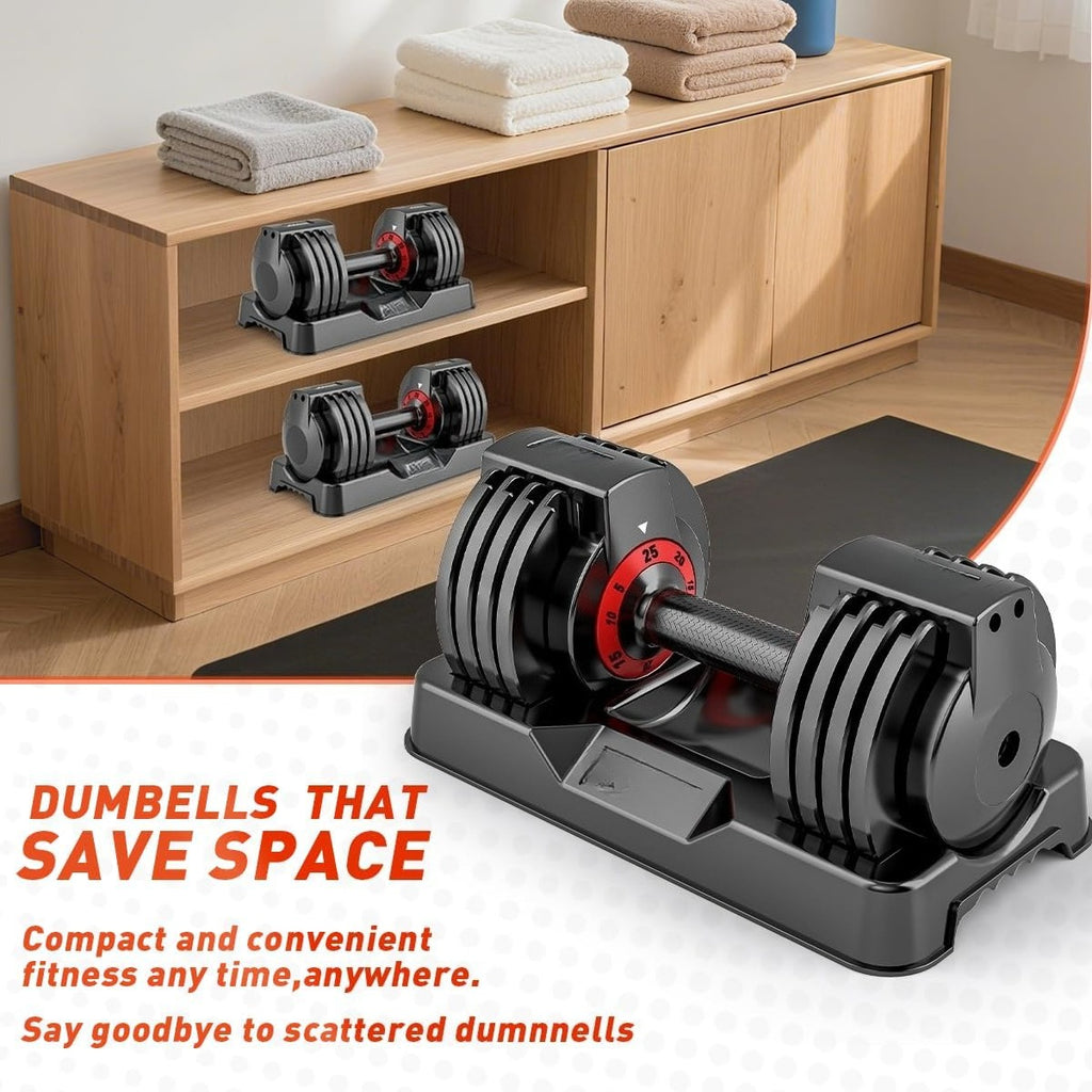 50/100/110LB Adjustable Dumbbell Set of 2