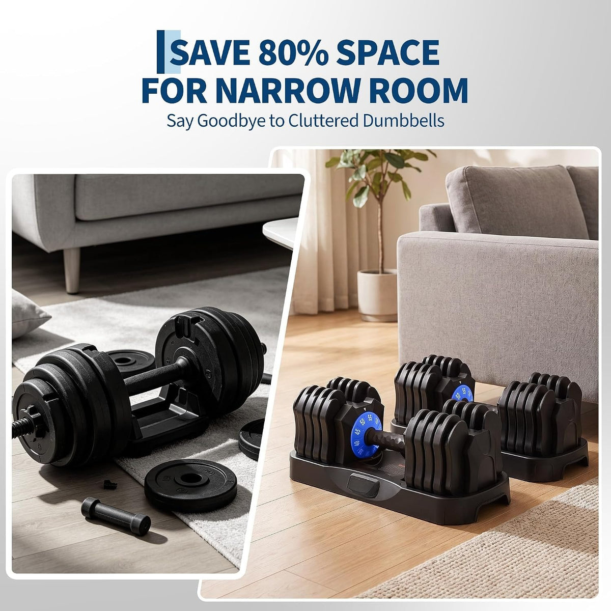10-55LB Adjustable Dumbbell