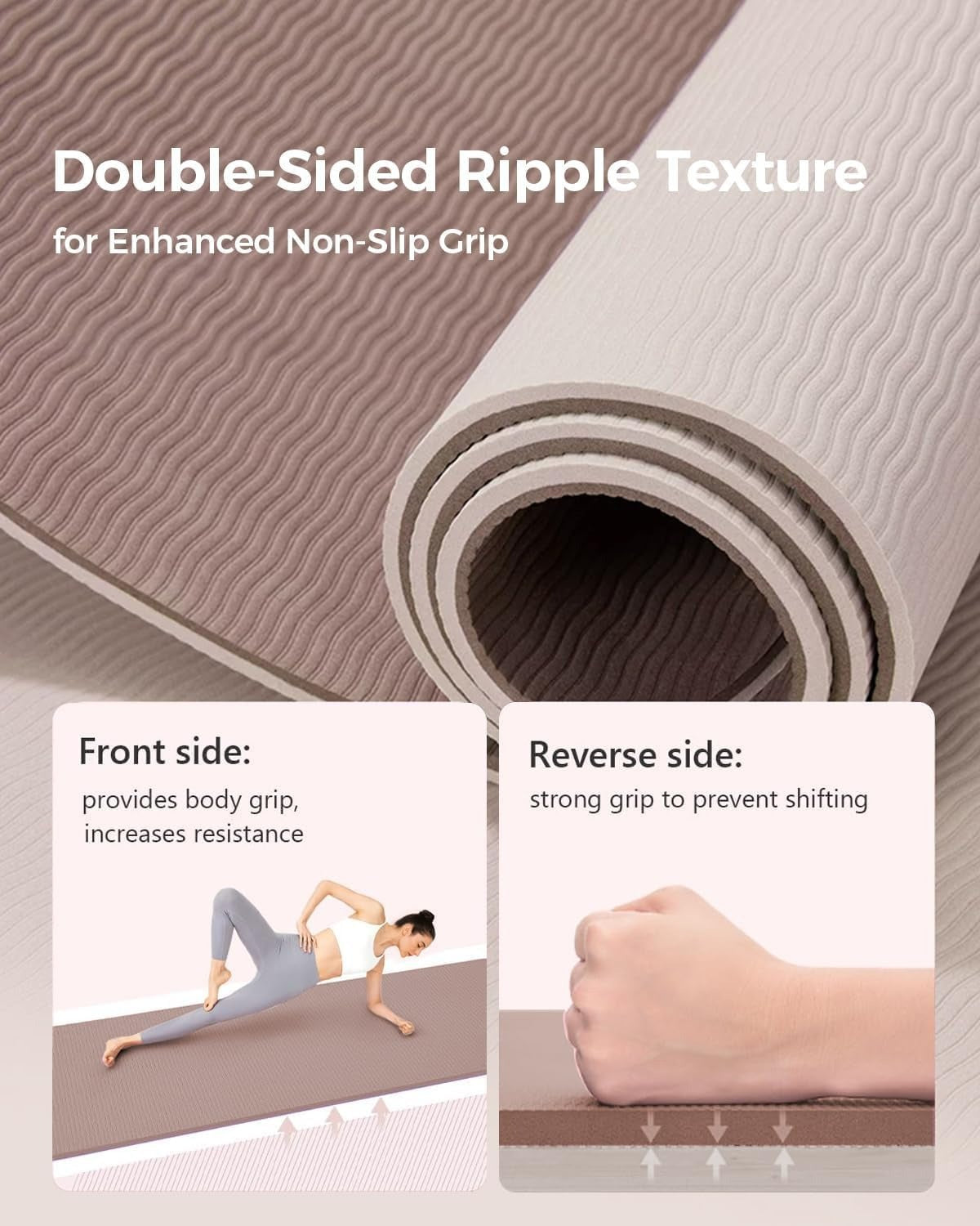 7mm Non-Slip TPE Yoga Mat