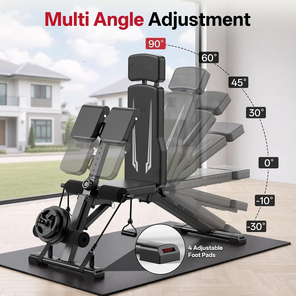Foldable Incline Decline Weight Bench