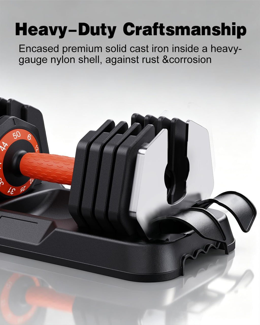 25/50LB 10-in-1 Adjustable Dumbbell Set