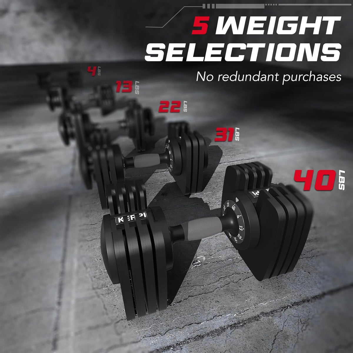 Adjustable Dumbbell Set of 2