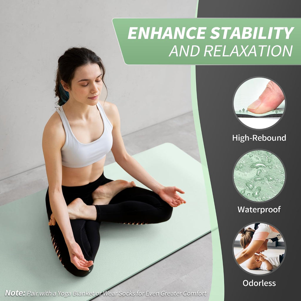 Extra Thick TPE Yoga Mat with Strap