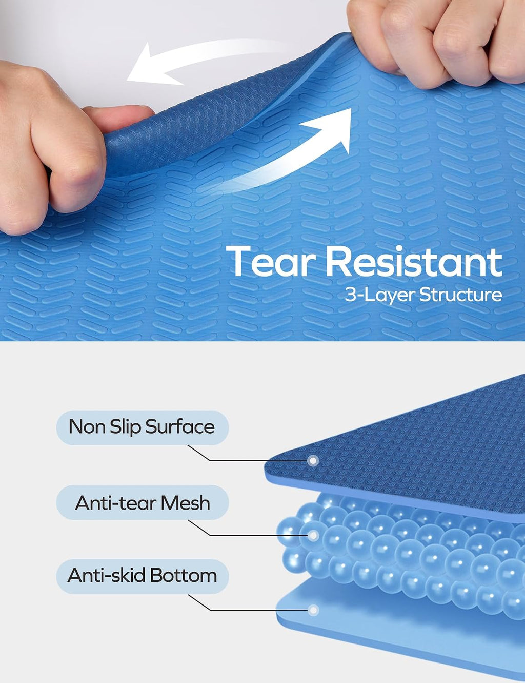 TPE Non-Slip Yoga Mat