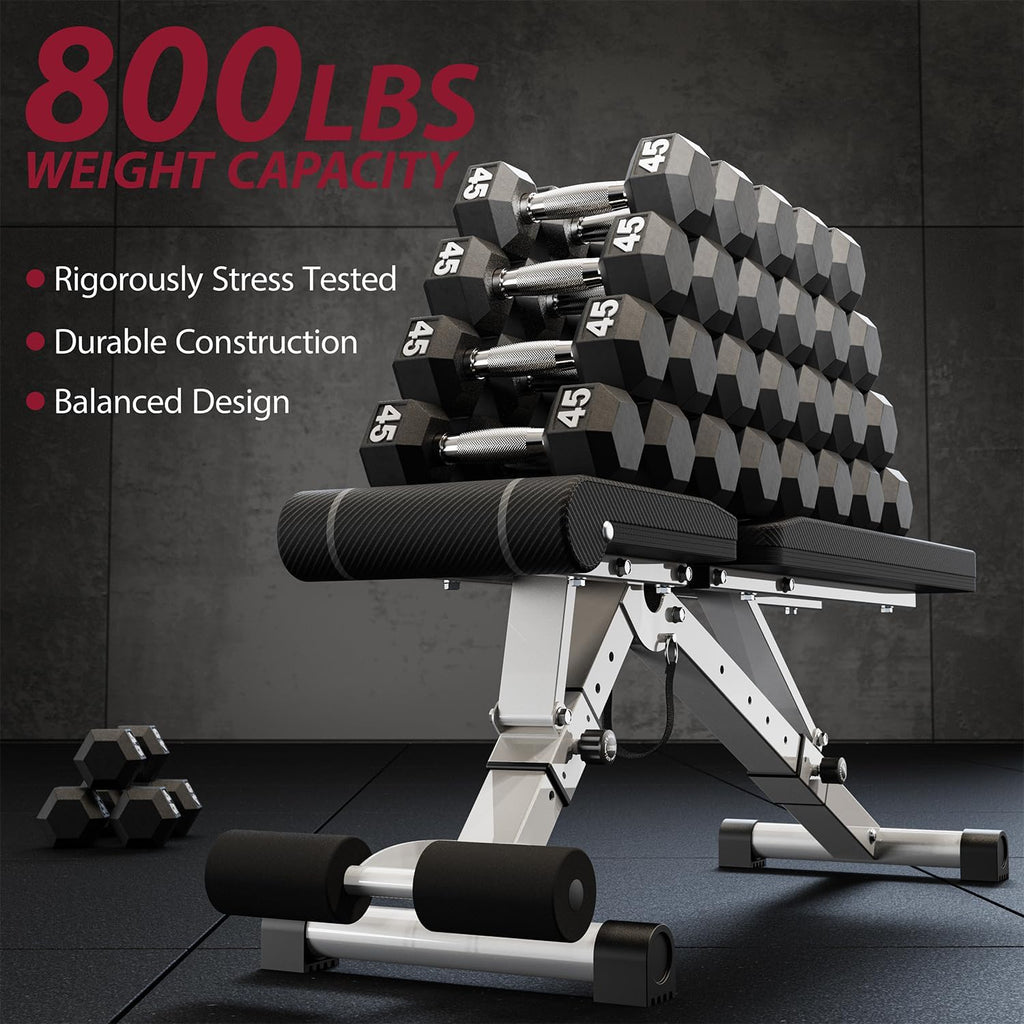 700LB Adjustable Foldable Workout Bench