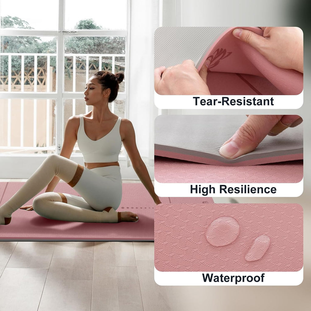 Eco TPE Yoga Mat with Sling & Bag