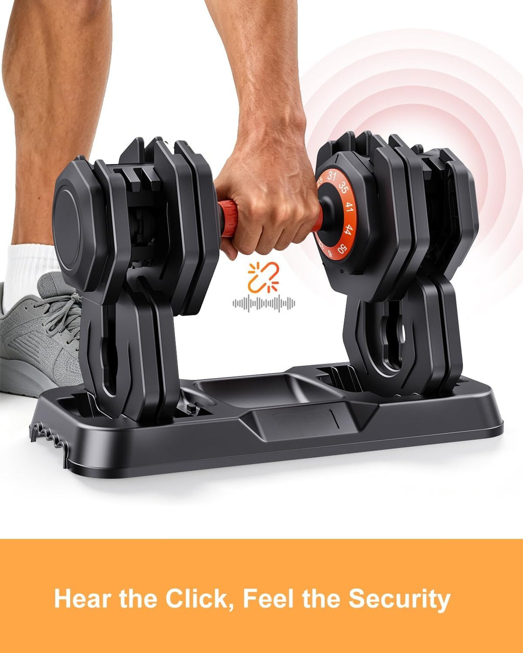 25/50LB 10-in-1 Adjustable Dumbbell Set