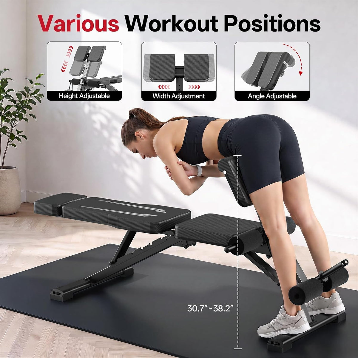 Foldable Incline Decline Weight Bench