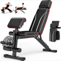 Foldable Bench with Leg Extension Preacher Pad