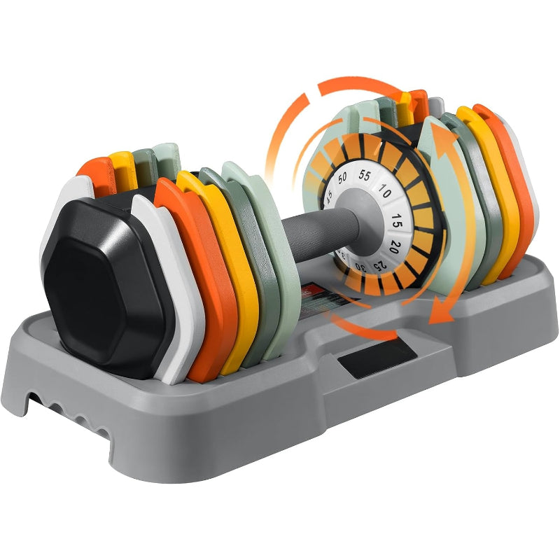 25/55LB Adjustable Dumbbell Pair