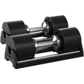 80LB Cast Iron Adjustable Dumbbells