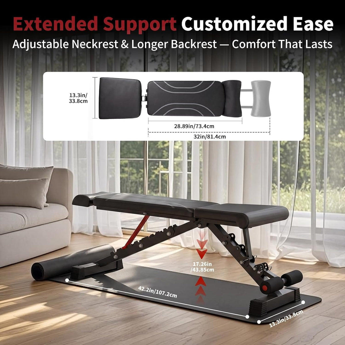 750LB 98% Pre-Assembled Adjustable Weight Bench
